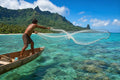 Flounder and Pacific Island Unslung Mesh - Action Fishing Nets