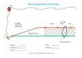 Flounder Drag Net Tips with the Dark Green Flounder Drag Net Mesh