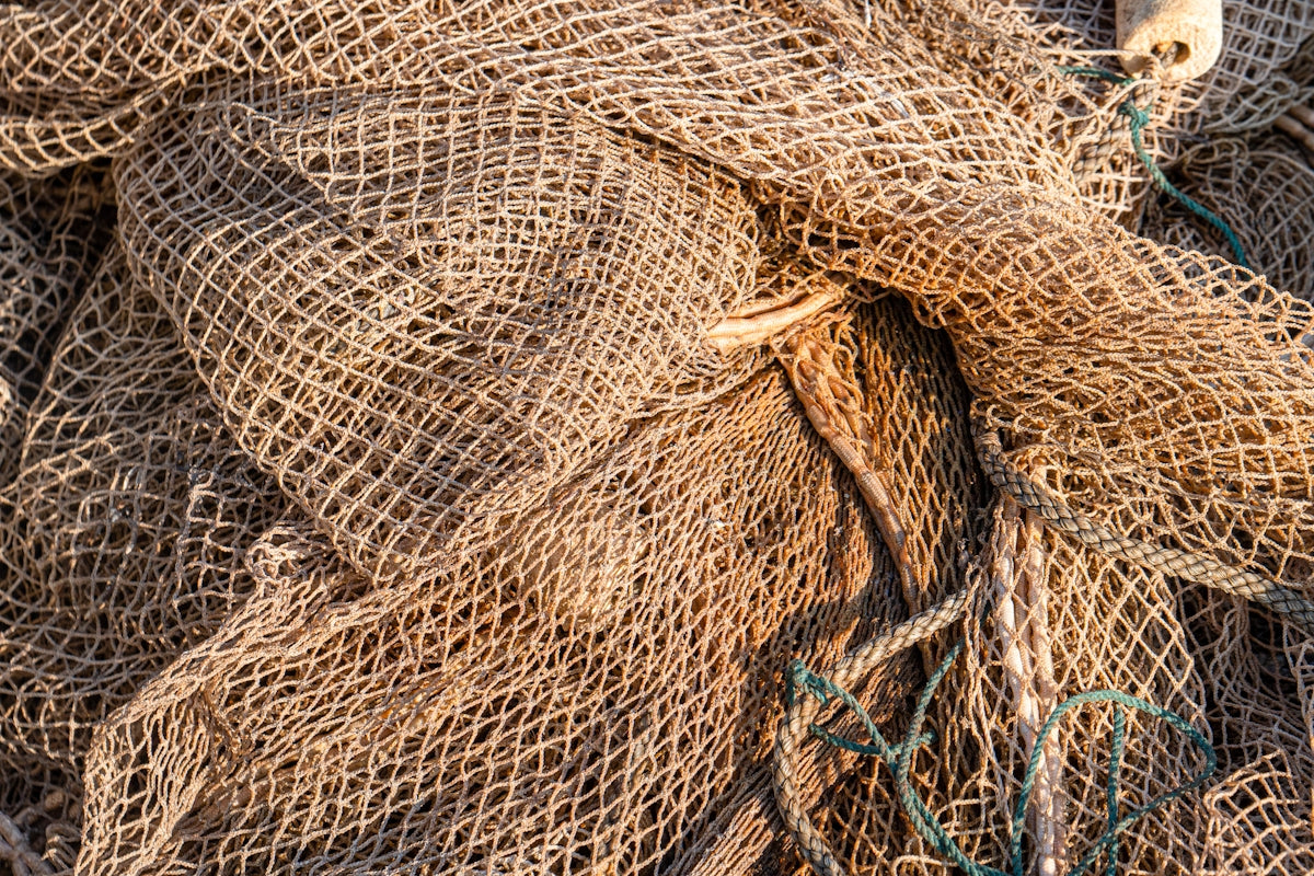 Essential Uses for 3 Inch Pacific Island Mesh in Marine Environments - close-up of fishing net textures.