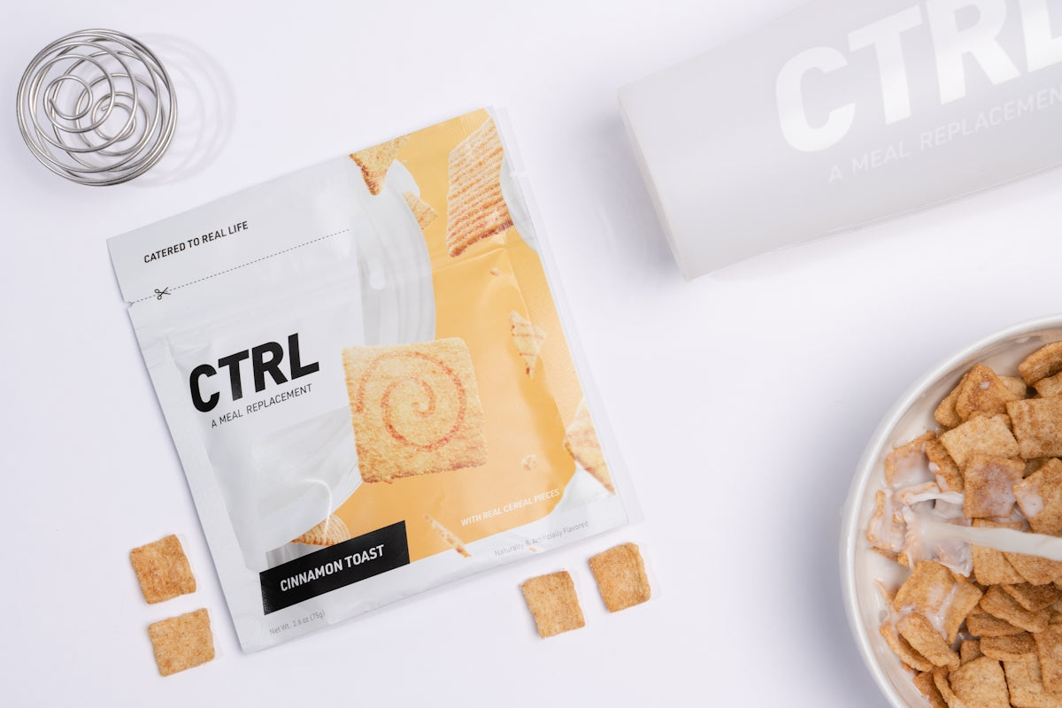 The Benefits of Using CRC Products for Home Projects, showcasing CTRL Cinnamon Toast meal replacement.