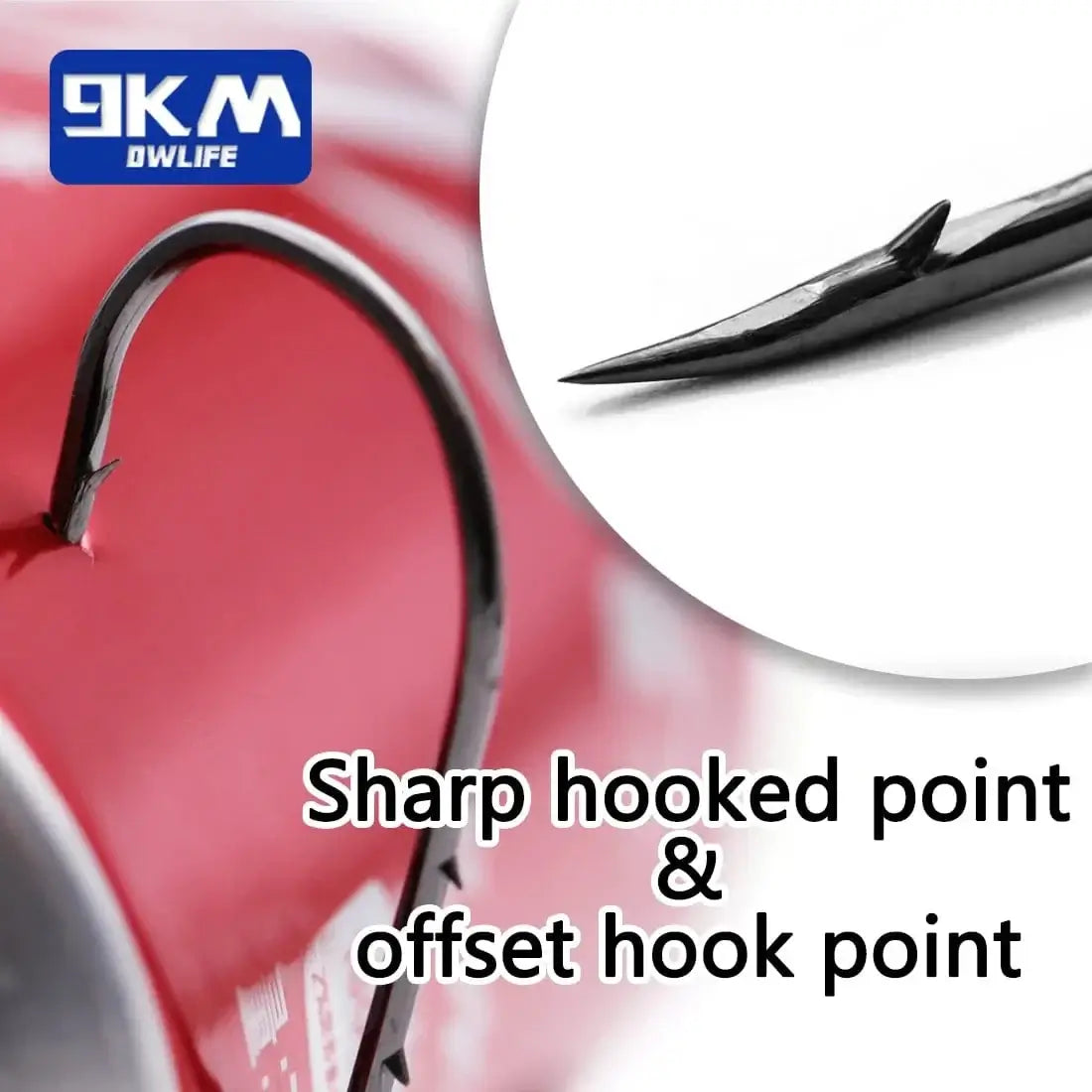 9KM Baitholder Fishing Hooks Sea Barbed Fishing Lures Shank Beak Live Bait Holder Carp Fishing Jig Worm Hooks Accessories Tackle - Action Outdoors Kiwi