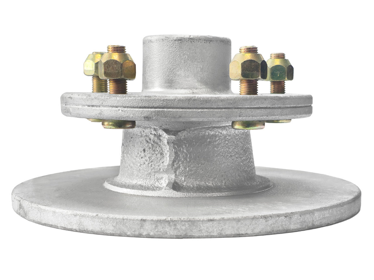 Disc-Braked Early Model Hub - 225mm 5x5x7/16" - Action Outdoors Kiwi