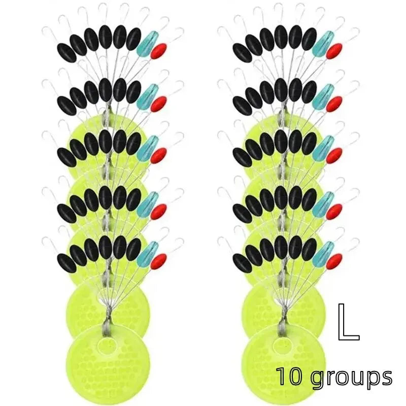 60pcs 10 Group Resistance Space Beans Stopper Not To Hurt The Line Vertical Beans Carp Fishing Tackle Accessories - Action Outdoors Kiwi