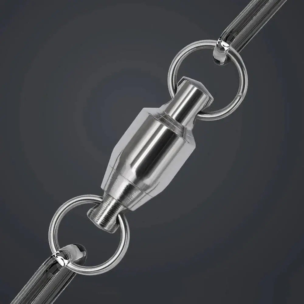 DNDYUJU 10 To 20pcs Stainless Steel Bearing Fishing Swivels Barrel Rolling Swivels Connector Fishing Accessories Tools Tackle - Action Outdoors Kiwi