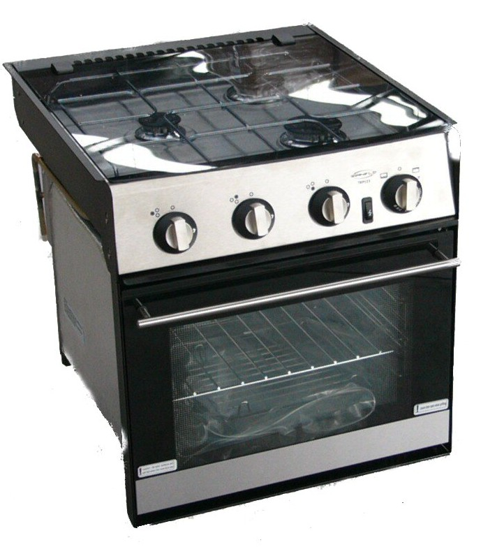 Spinflo TRIPLEX Rapid Gas 3 Burner + Oven & Grill - Action Outdoors Kiwi