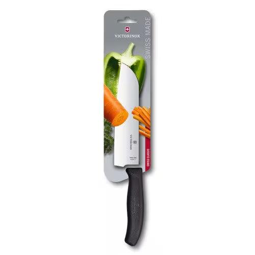 Victorinox Santoku Knife 6.8503.17cm Black Swiss Classic Blister - Action Outdoors Kiwi