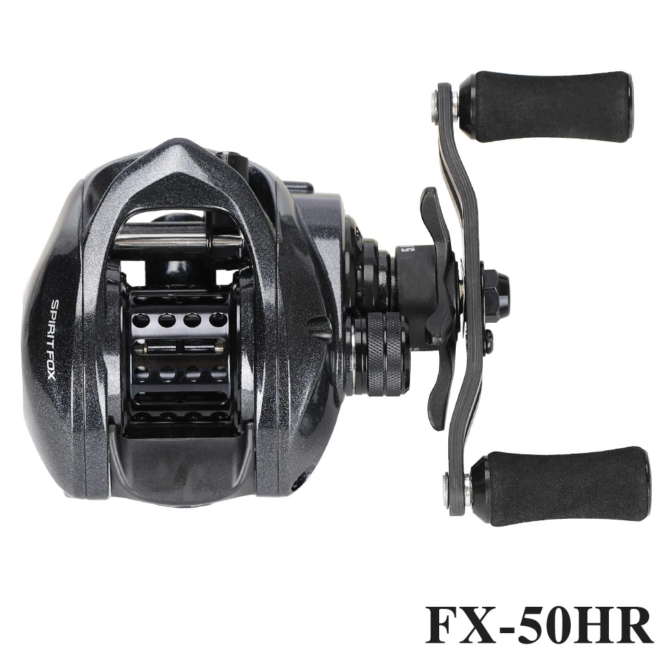 TSURINOYA Spirit Fox 50 Bait Finesse System Baitcasting Fishing Reel 7.3:1 Gear Ratio Carbon Fishing Coil For Light Game Trout - Action Outdoors Kiwi