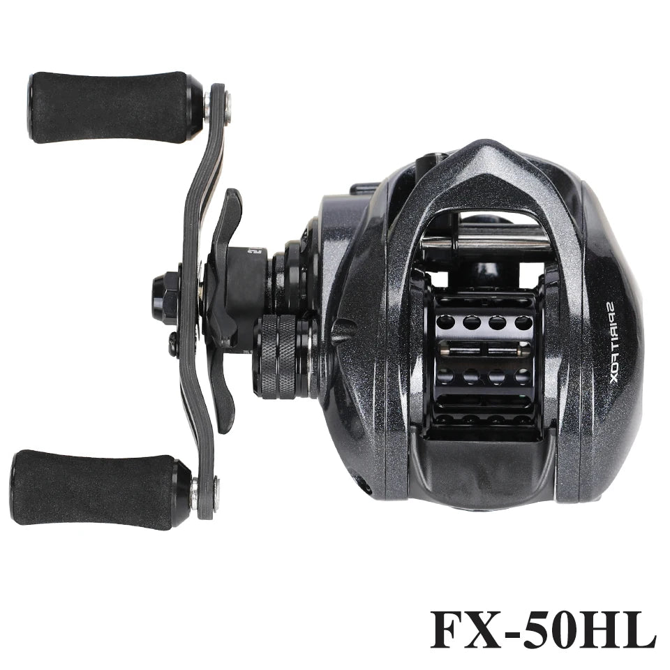 TSURINOYA Spirit Fox 50 Bait Finesse System Baitcasting Fishing Reel 7.3:1 Gear Ratio Carbon Fishing Coil For Light Game Trout - Action Outdoors Kiwi