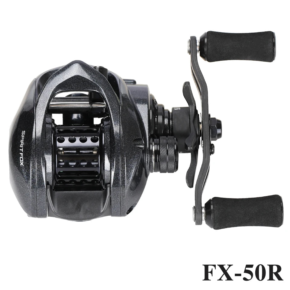 TSURINOYA Spirit Fox 50 Bait Finesse System Baitcasting Fishing Reel 7.3:1 Gear Ratio Carbon Fishing Coil For Light Game Trout - Action Outdoors Kiwi