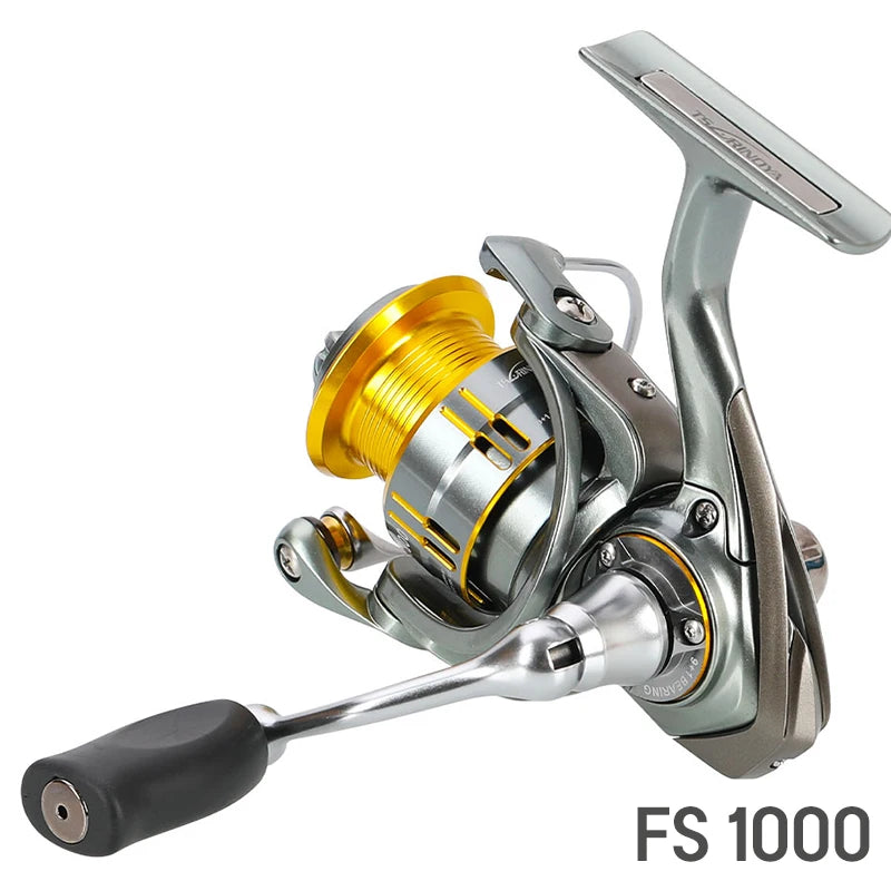 TSURINOYA Light Game Ultralight Spinning Fishing Reel FS 500 800 1000 9+1BB 4kg Drag Power Bait Finesse Stream Bass Trout Reel - Action Outdoors Kiwi