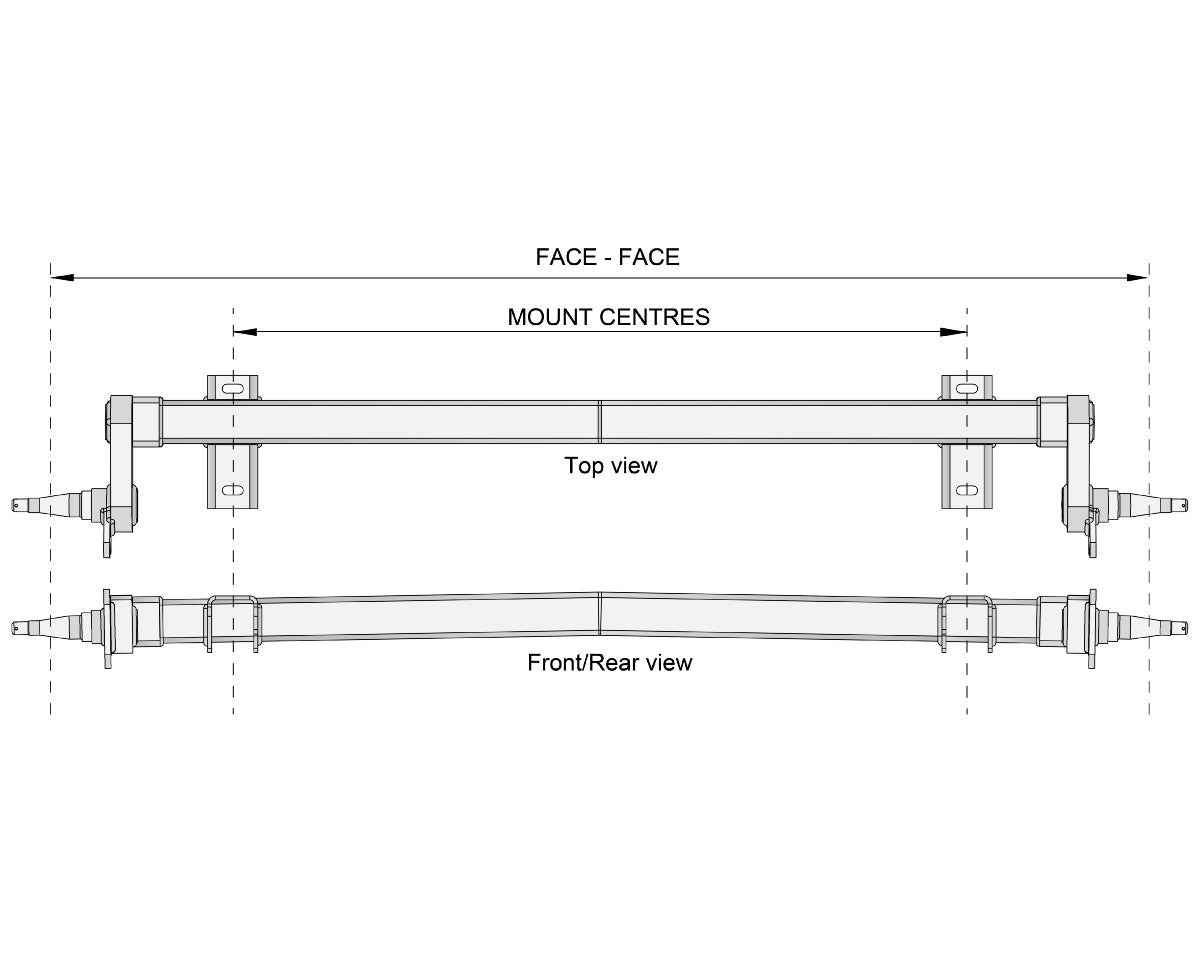 Full Beam Duratorque, 1750kg, Straight Beam, Low-Rider - Action Outdoors Kiwi
