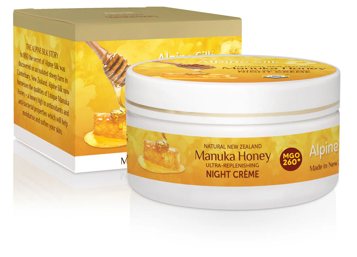 Alpine Silk Manuka Honey Night Cream 100g