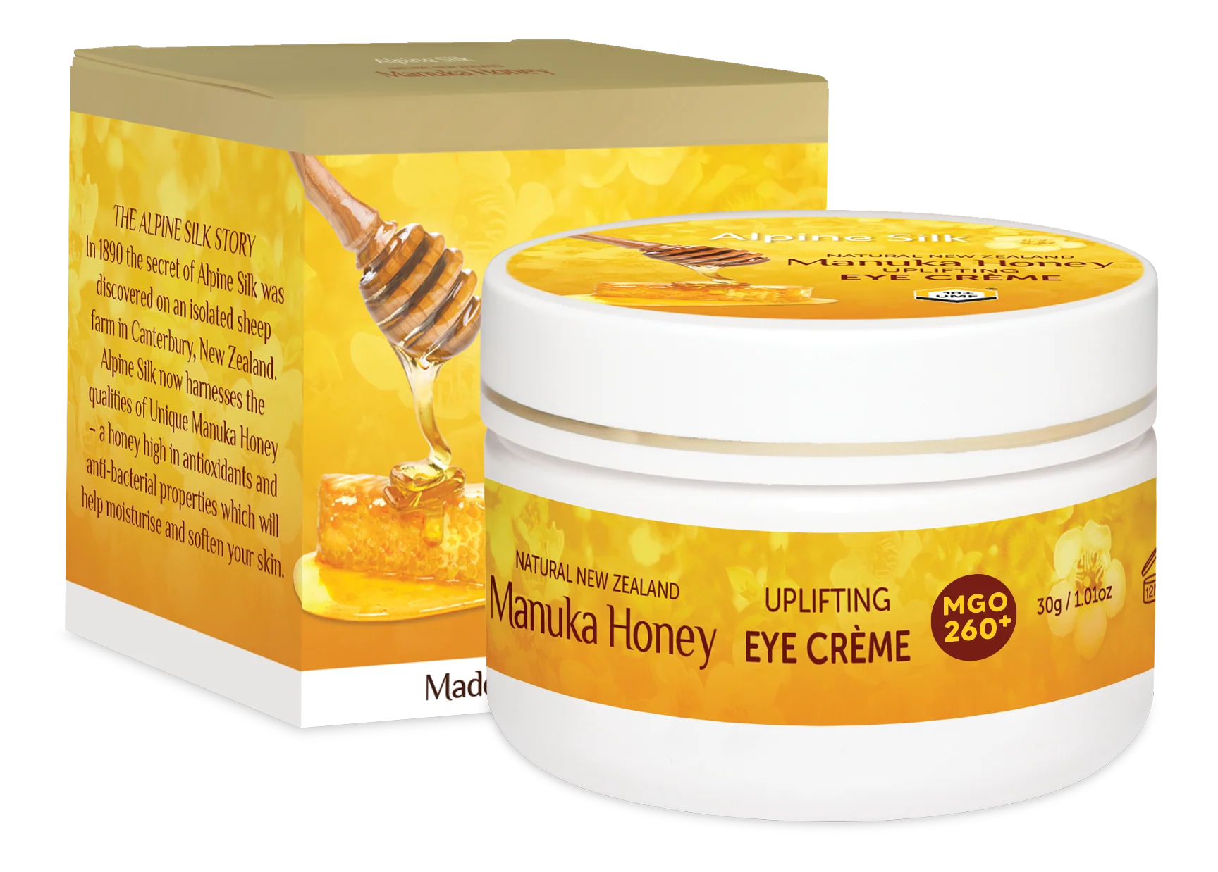 Alpine Silk Manuka Honey Eye Cream 30g