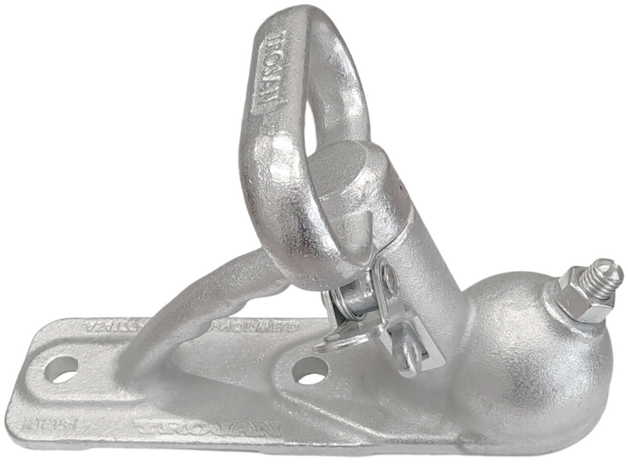 Zinc Coupling - 2000kg Capacity - 50mm - 2 Holes for secure towing and trailer applications