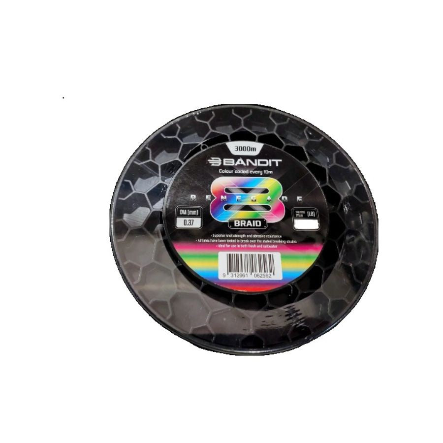 Bandit Renegade X8 braid fishing line