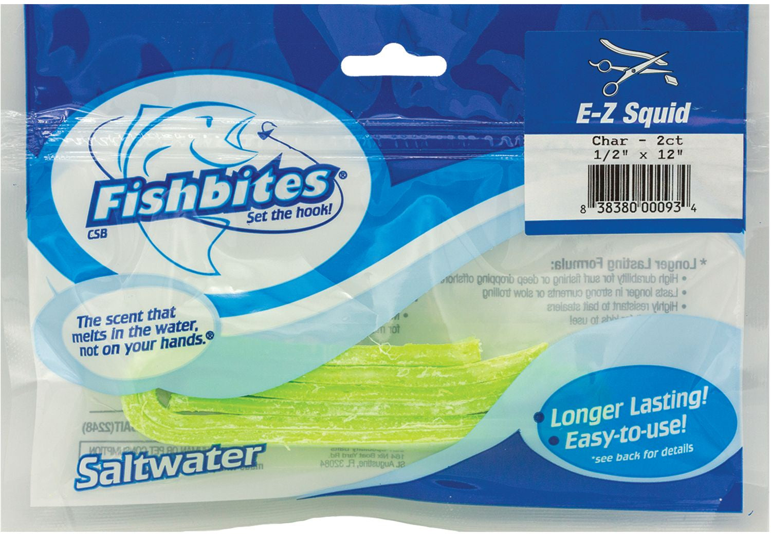 EZ Long Lasting Squid Chartreuse - Action Outdoors Kiwi