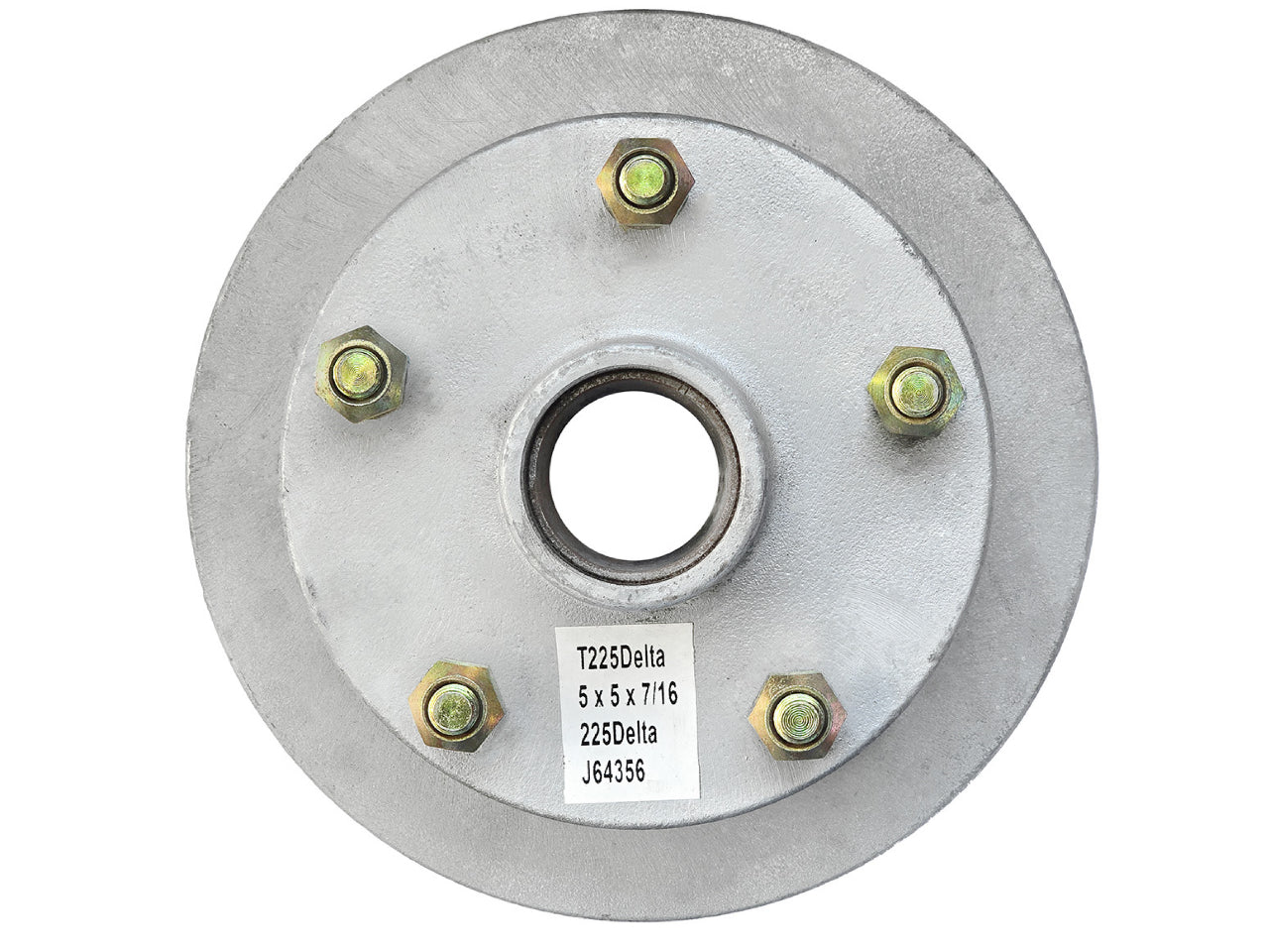 Disc-Braked Early Model Hub - 225mm 5x5x7/16" - Action Outdoors Kiwi