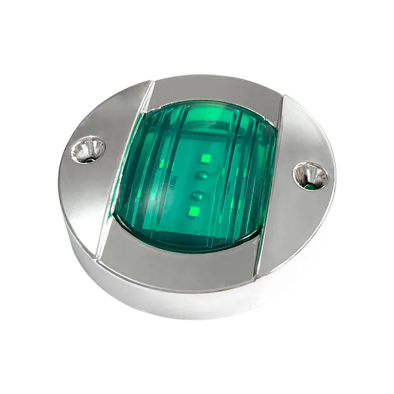 1Pcs DC12V/24V Marine Boat Transom LED Stern Light Round Cold White LED Tail Lamp Yacht Accessory Blue/White/Yellow/Green/Red - Action Outdoors Kiwi