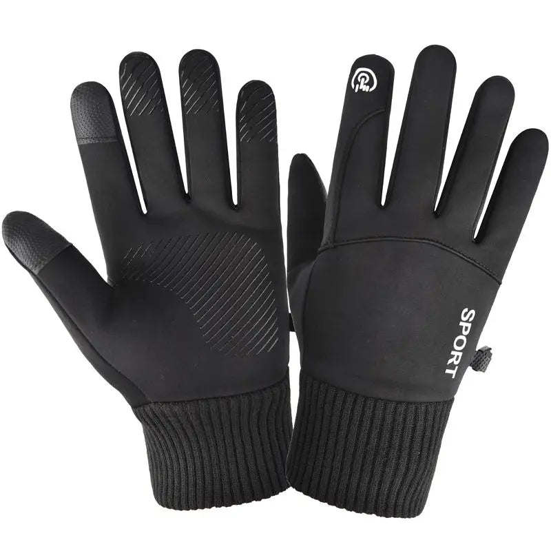 Winter Waterproof Men's Gloves Touchscreen Windproof Sports Fishing Driving Motorcycle Ski Non-slip Warm Cycling Women Gloves - Action Outdoors Kiwi