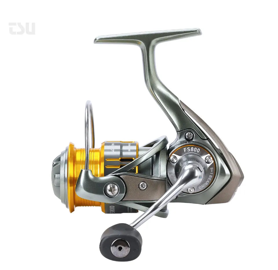 TSURINOYA Light Game Ultralight Spinning Fishing Reel FS 500 800 1000 9+1BB 4kg Drag Power Bait Finesse Stream Bass Trout Reel - Action Outdoors Kiwi