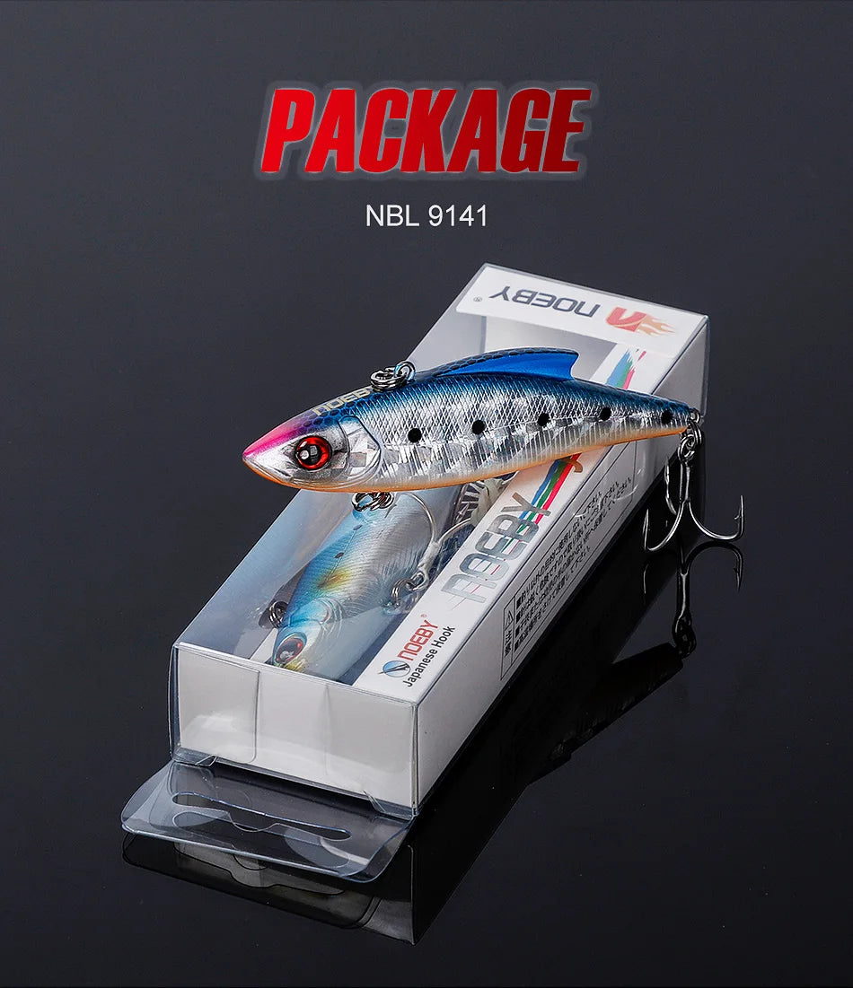 Noeby 3pcs VIB Fishing Lure 90mm 33g Rattling Variable Sinking Bait Wobblers Seawater Crankbait Pike Winter Fishing Tackle - Action Outdoors Kiwi