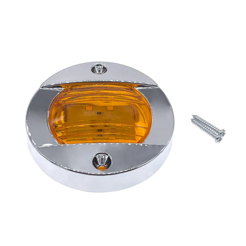 1Pcs DC12V/24V Marine Boat Transom LED Stern Light Round Cold White LED Tail Lamp Yacht Accessory Blue/White/Yellow/Green/Red - Action Outdoors Kiwi