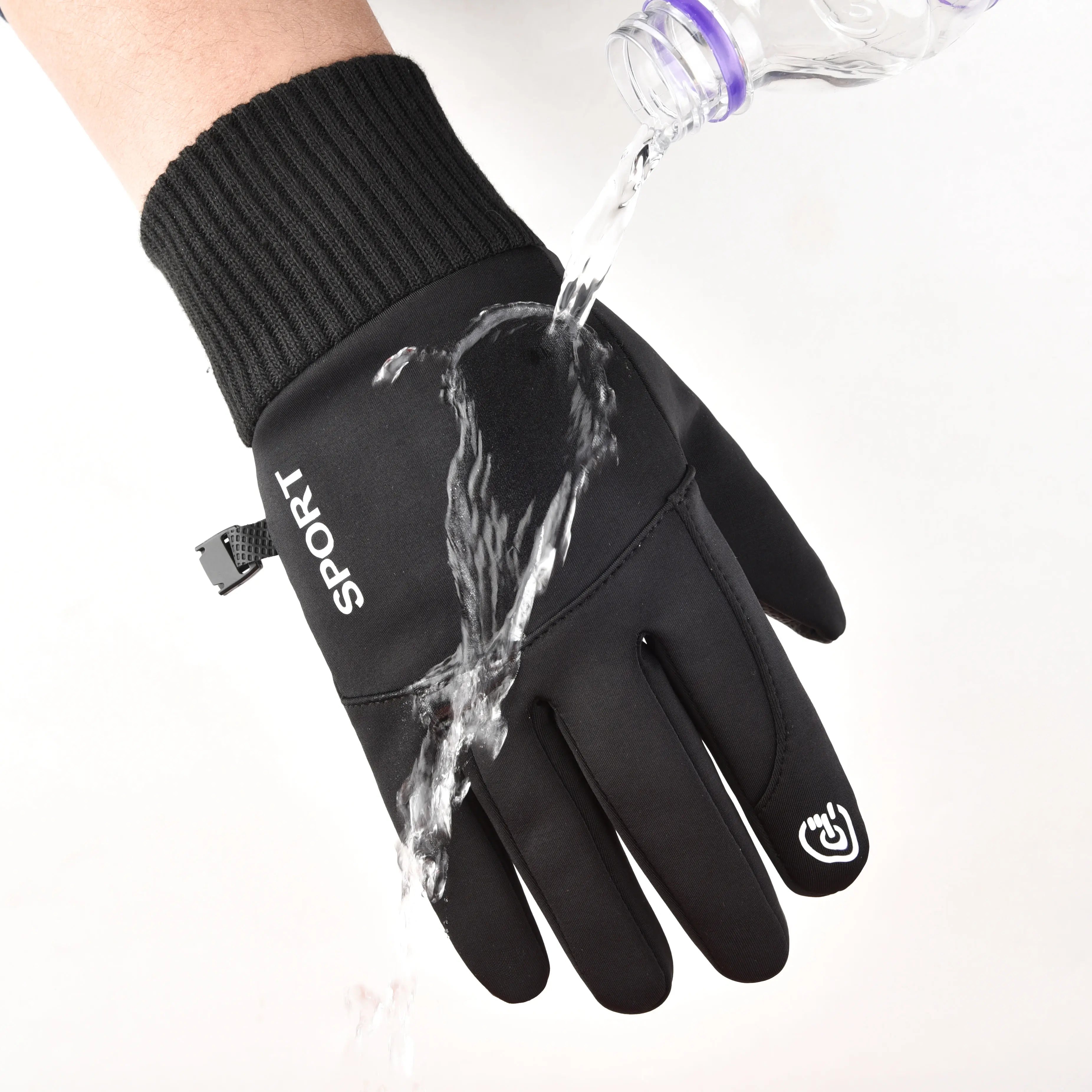 Winter Waterproof Men's Gloves Touchscreen Windproof Sports Fishing Driving Motorcycle Ski Non-slip Warm Cycling Women Gloves - Action Outdoors Kiwi