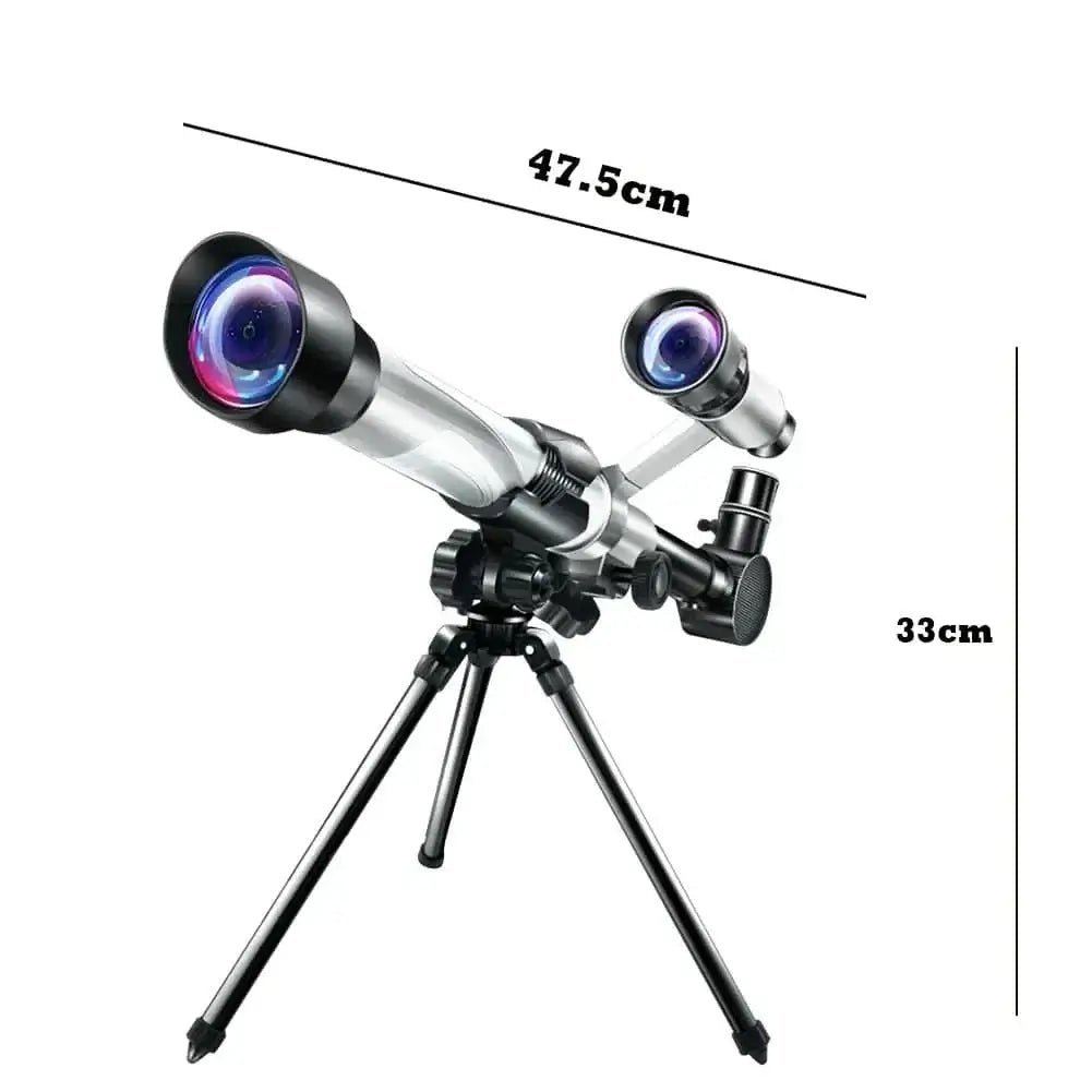 China China Type Silver HD Professional Astronomical Telescope Powerful Monocular Long Range Binoculars Space Moon Portable Gifts for Kid Students