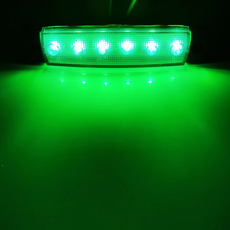 10pcs Marine Boat Waterproof 12V 24V 6 LED Lamp Cabin Deck Courtesy Light Stern Transom Lights Blue For Small Boat Sailboat - Action Outdoors Kiwi