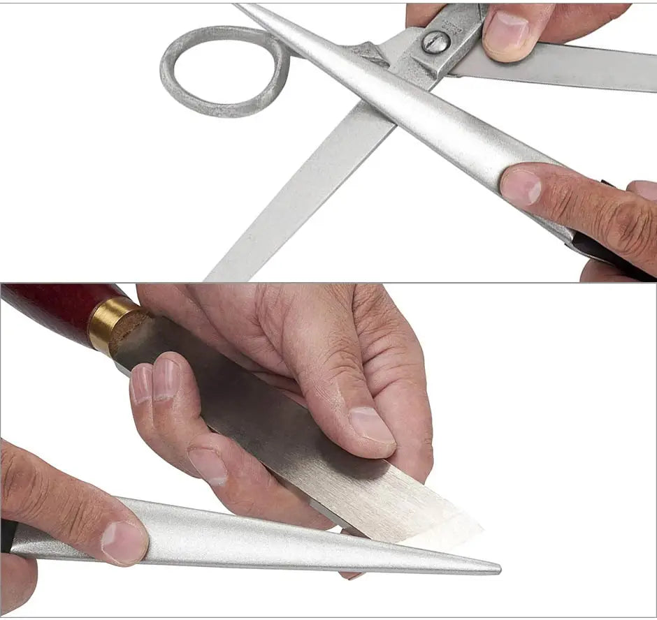 Whetstone Stone Diamond Knife Sharpener Knife Sharpening Curved Surface for Knife Scissors Honing Bar Kitchen Grinding Tool - Action Outdoors Kiwi