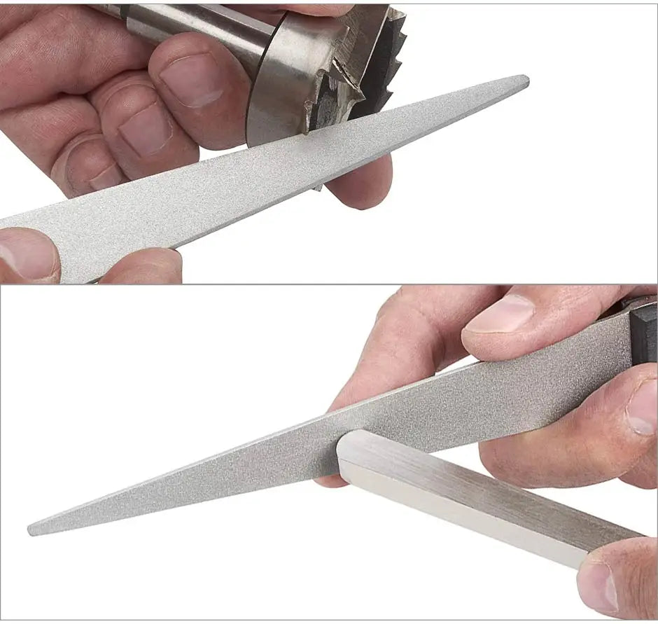 Whetstone Stone Diamond Knife Sharpener Knife Sharpening Curved Surface for Knife Scissors Honing Bar Kitchen Grinding Tool - Action Outdoors Kiwi