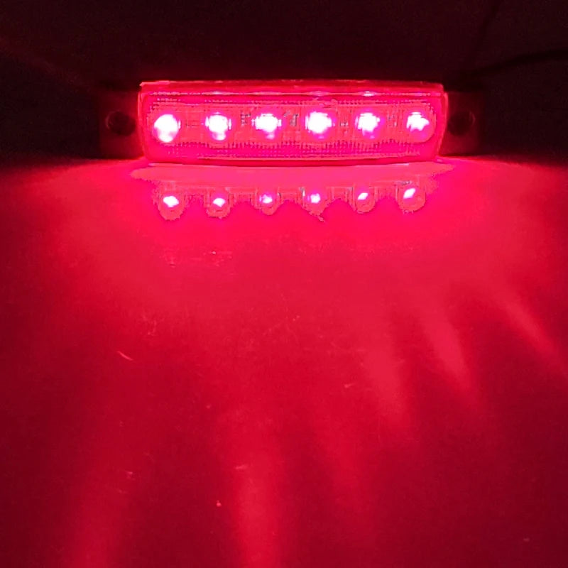 10pcs Marine Boat Waterproof 12V 24V 6 LED Lamp Cabin Deck Courtesy Light Stern Transom Lights Blue For Small Boat Sailboat - Action Outdoors Kiwi