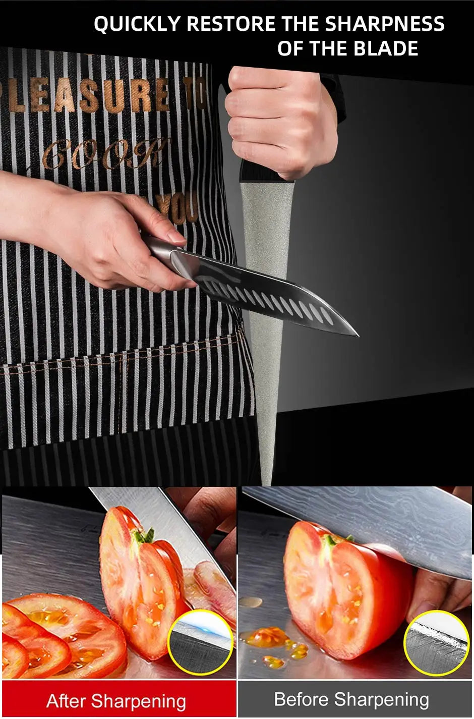 Whetstone Stone Diamond Knife Sharpener Knife Sharpening Curved Surface for Knife Scissors Honing Bar Kitchen Grinding Tool - Action Outdoors Kiwi