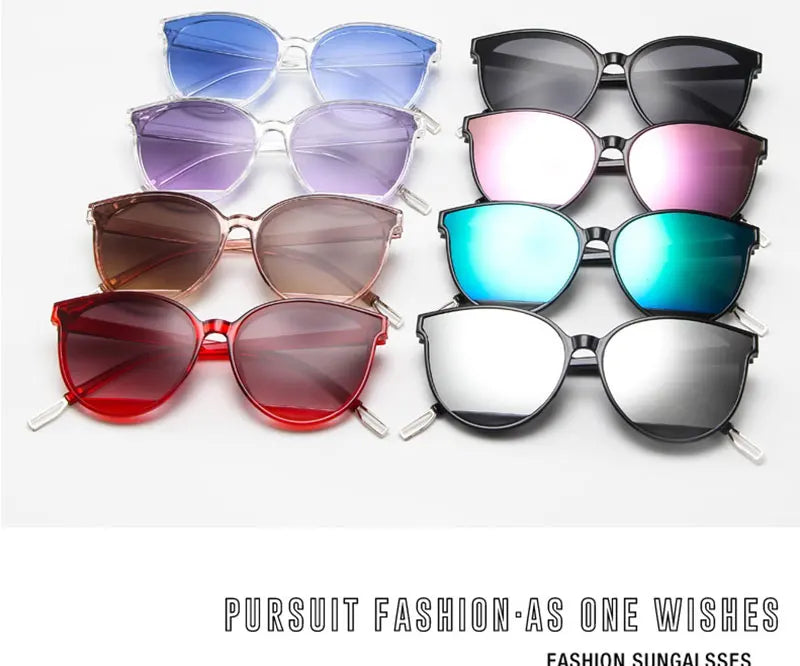WarBLade New Fashion Sunglasses Women Vintage Luxury Brand Design Glasses Mirror Classic Oculos De Sol Feminino UV400 Eyewear - Action Outdoors Kiwi