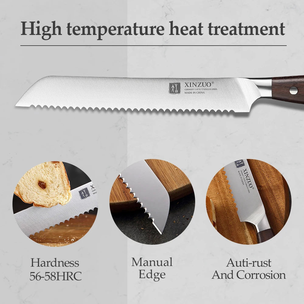 XINZUO Kitchen Tools 6 PCS Kitchen Knife Set - Action Outdoors Kiwi