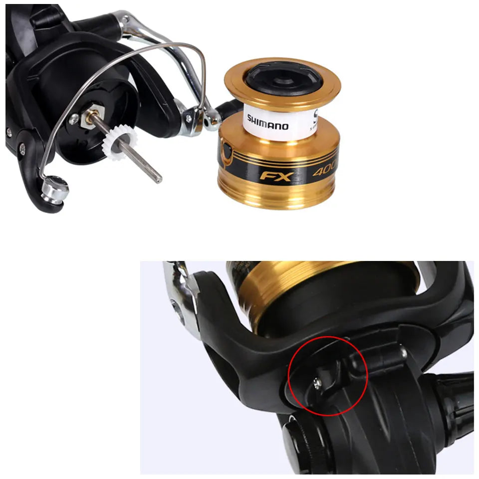 SHIMANO Fishing Reels FX spinning fishing reel handle replacement spinning fishing reels spinning long casting - Action Outdoors Kiwi