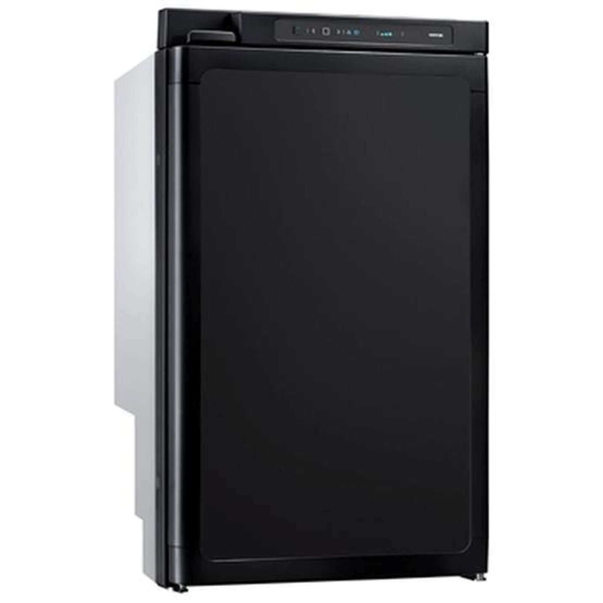 Thetford N4080-E Absorption Wheel Arch Fridge - 81Ltr in sleek black finish with modern design.