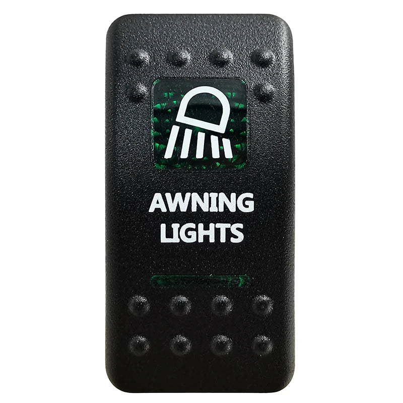 Green Led Light Bar Rocker Switch SPST 5Pins/DPDT 7Pins For Car Marine Boat IP68 NARVA Carling ARB Auto Parts Camper Replacement - Action Outdoors Kiwi