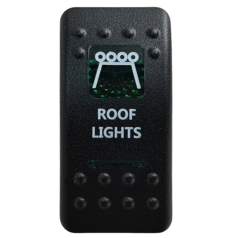 Green Led Light Bar Rocker Switch SPST 5Pins/DPDT 7Pins For Car Marine Boat IP68 NARVA Carling ARB Auto Parts Camper Replacement - Action Outdoors Kiwi