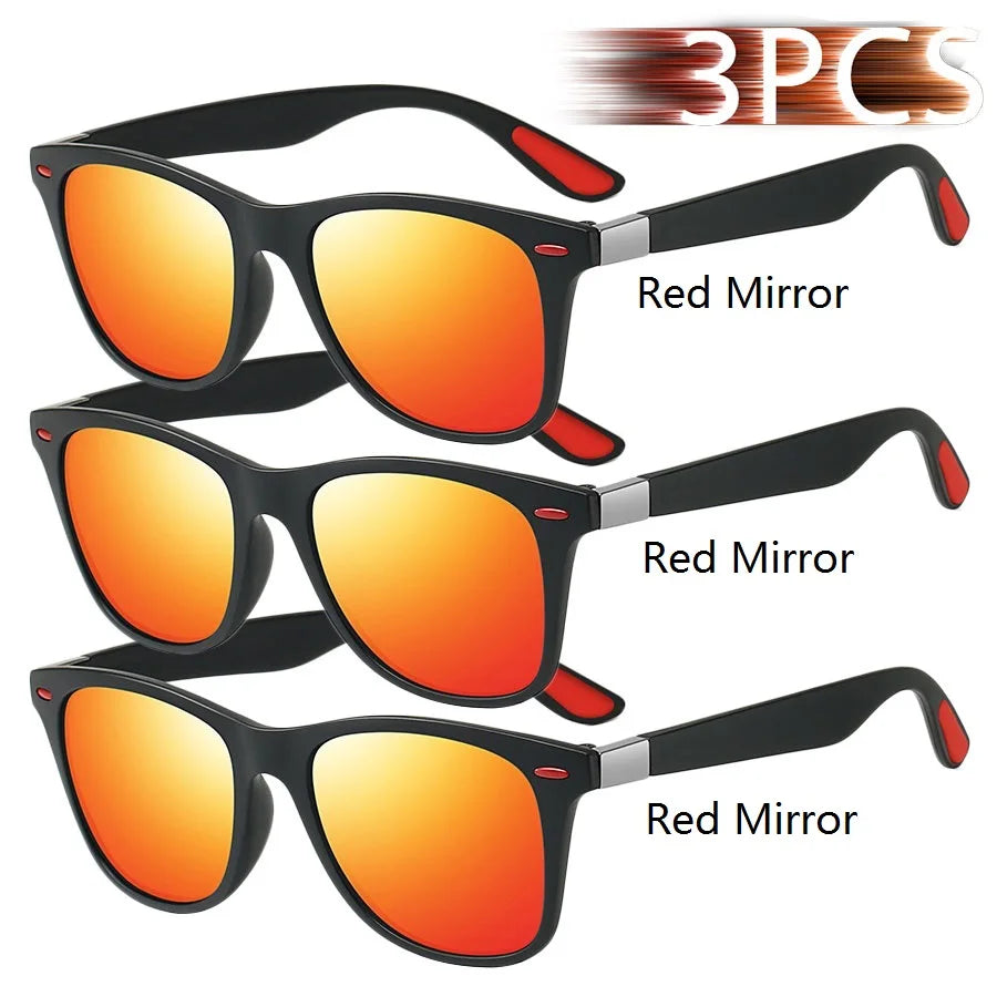 Fashion Vintage Square Unisex Driving Fishing Sunglasses Men Women Luxury Brand Designer Sun Glasses Anti-Glare Eyewear UV400 - Action Outdoors Kiwi
