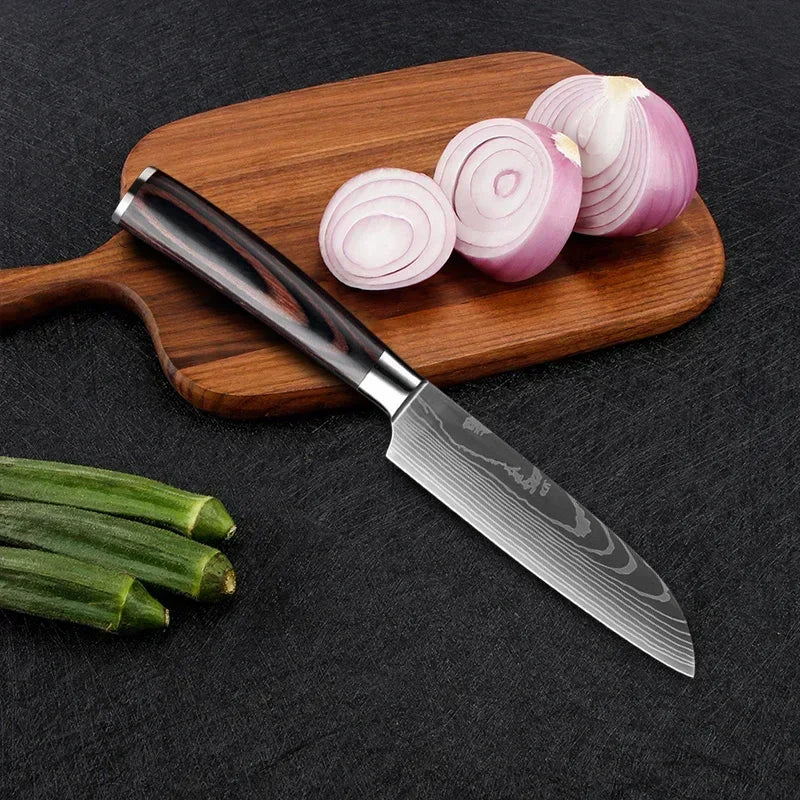 Kitchen Knives High Stainless Steel Chef Knife Slicing Butcher Boning Knife Cleaver Meat Vegetables Fruit Fish Filleting Knife - Action Outdoors Kiwi