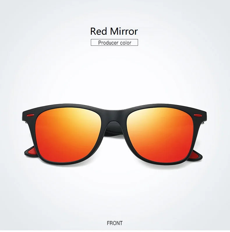 Fashion Vintage Square Unisex Driving Fishing Sunglasses Men Women Luxury Brand Designer Sun Glasses Anti-Glare Eyewear UV400 - Action Outdoors Kiwi