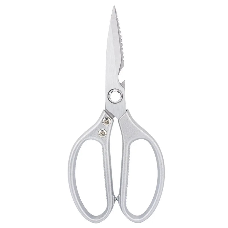 Kitchen Scissors Multifunctional Stainless Steel Food Scissors Chicken Bone Meat Fishing Crab Greens Cutting Trimming Scissors - Action Outdoors Kiwi