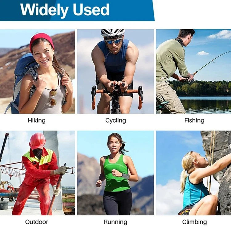 Cycling Mask Breathable Sunscreen Scarf Outdoor Scarf Neck Warmer Winter Bike Mask Headgear for Hiking Fishing Cycling Equipment - Action Outdoors Kiwi