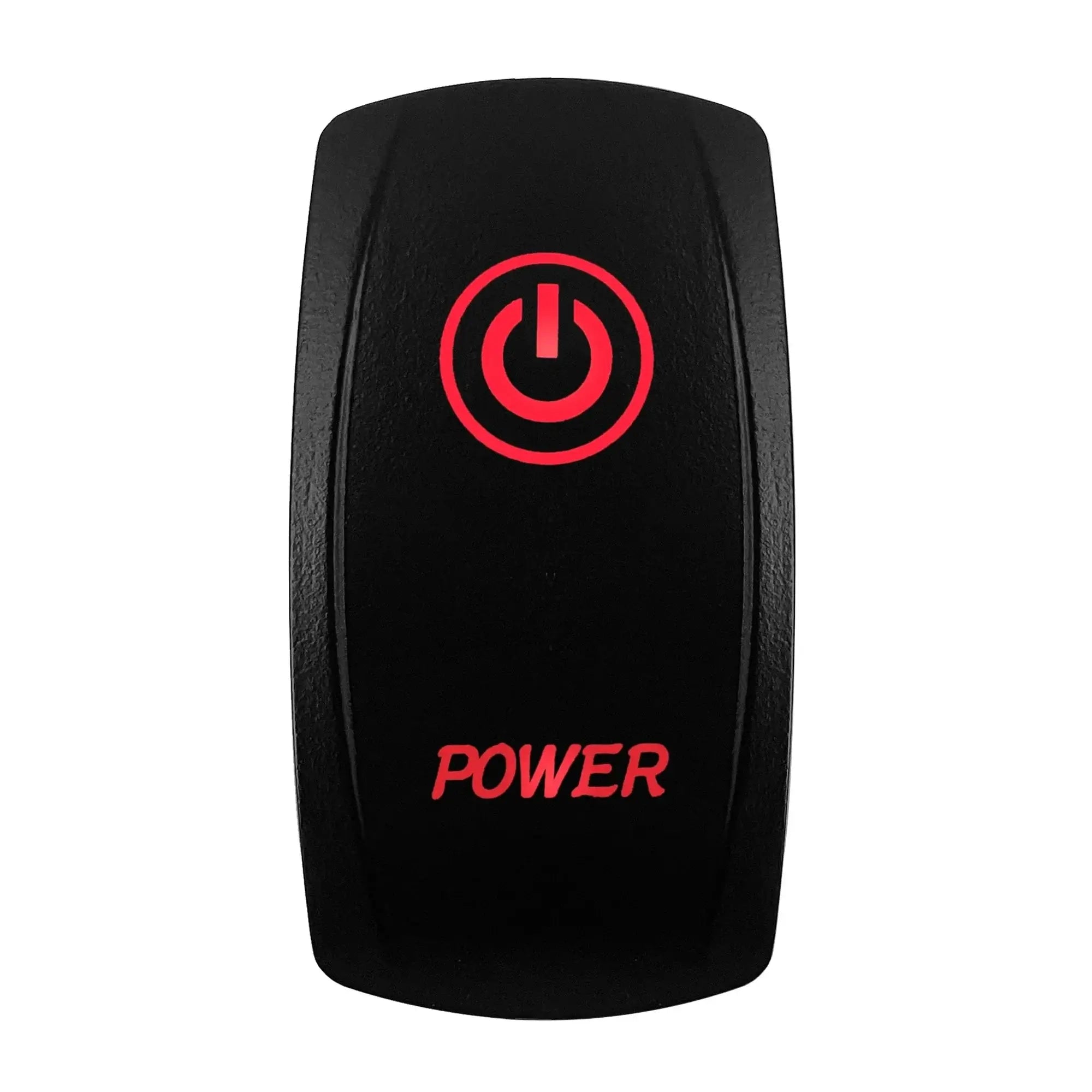 Red Led Light Bar Car Boat Rocker Switch 12V/24V Marine Grade Toggle Switch SPST/DPDT for Polaris Jeep Autosteer Auto Machinery