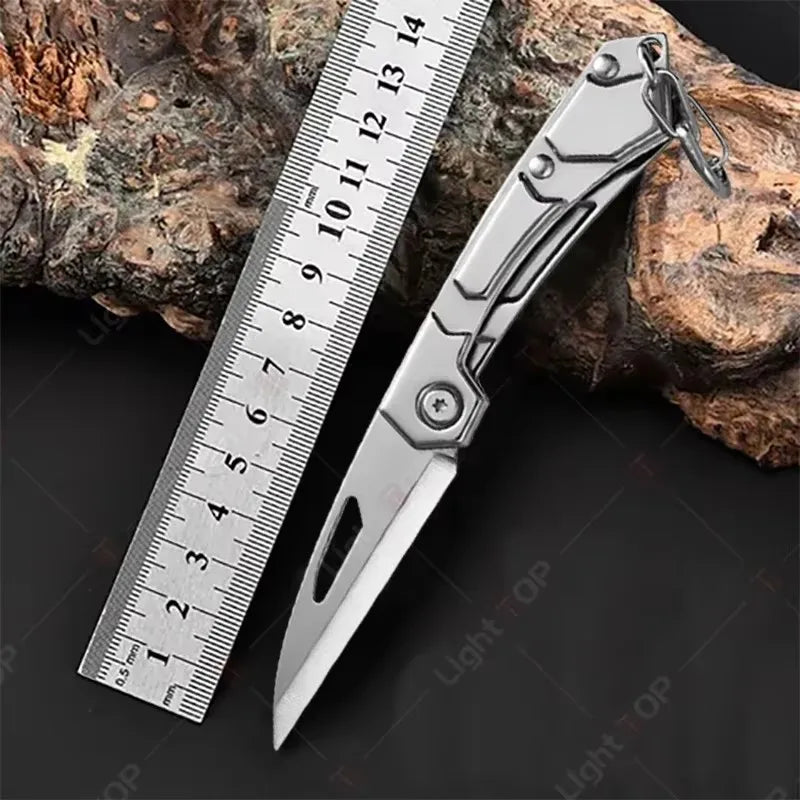 Damascus Kitchen Knives with Titanium Cutting Board Japanese Santoku Cleaver Stainless Steel Boning Knife Portable Meat Chopping - Action Outdoors Kiwi