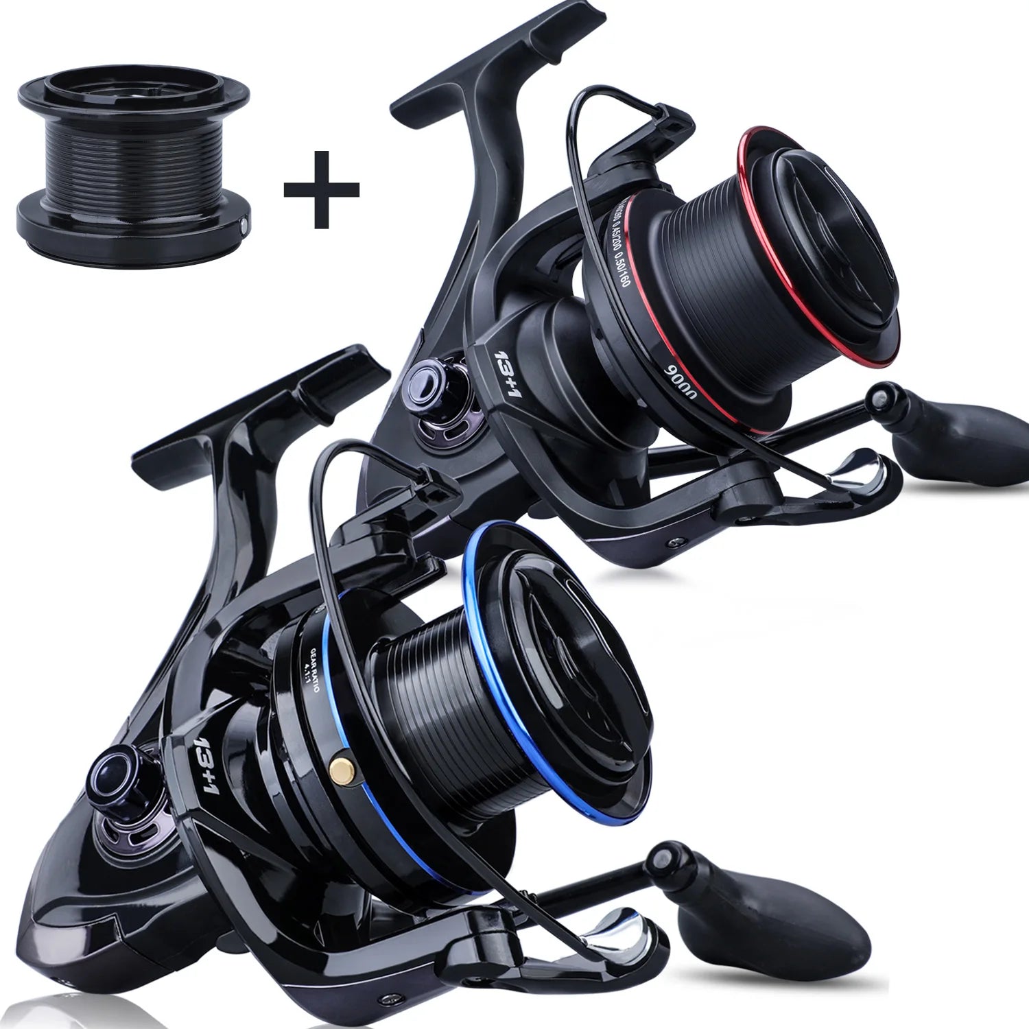 Sougayilang 8000-12000 Series Carp Fishing Reel Spinning Reel Max Drag 25kg Surf Fishing Reels Freshwater Saltwater Sea Fishing - Action Outdoors Kiwi