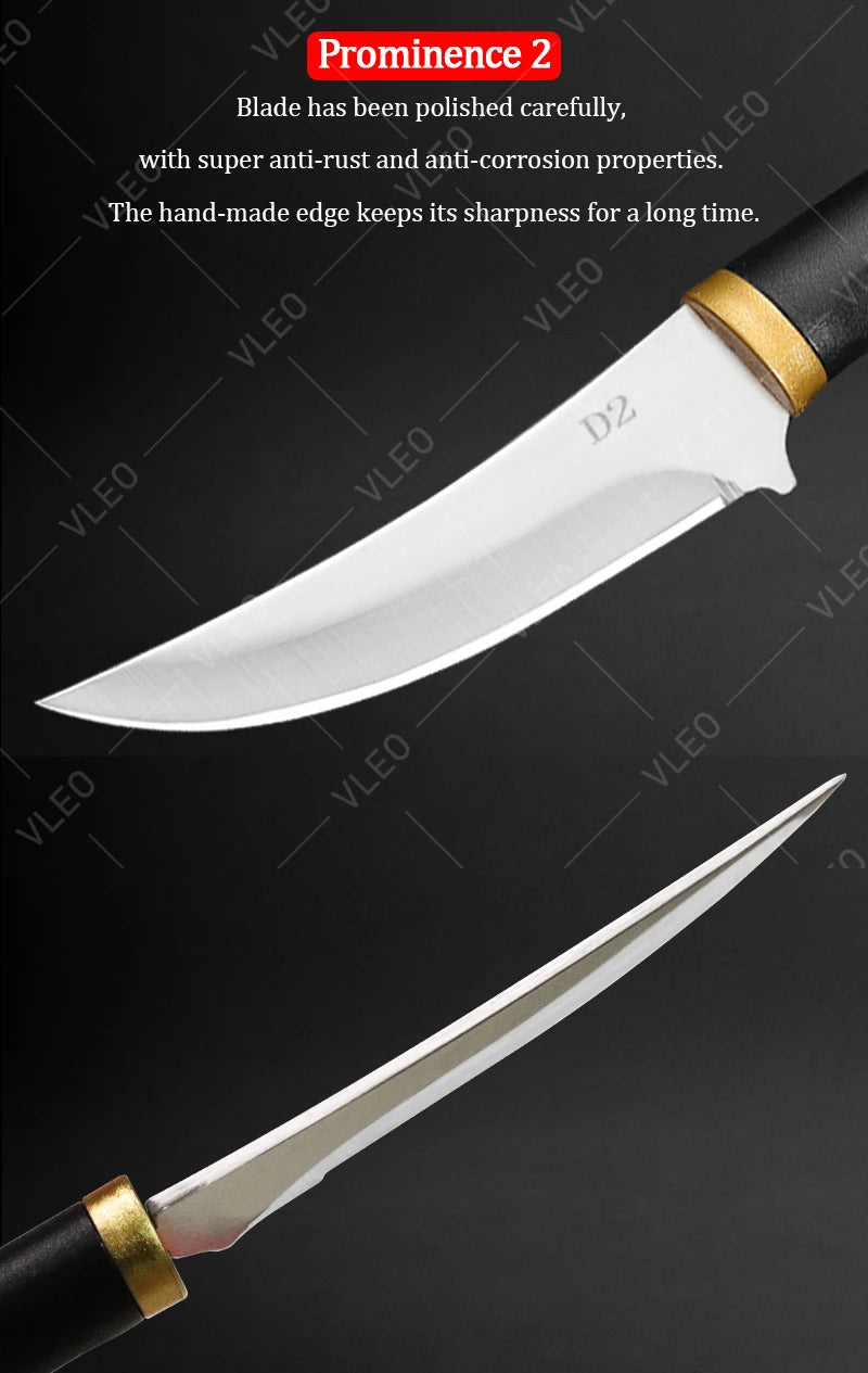 WXCOO Professional Japanese Chef's Knife Multi-purpose Kitchen Knives Stainless Steel Boning Knife Meat Cleaver Slicing Knife - Action Outdoors Kiwi