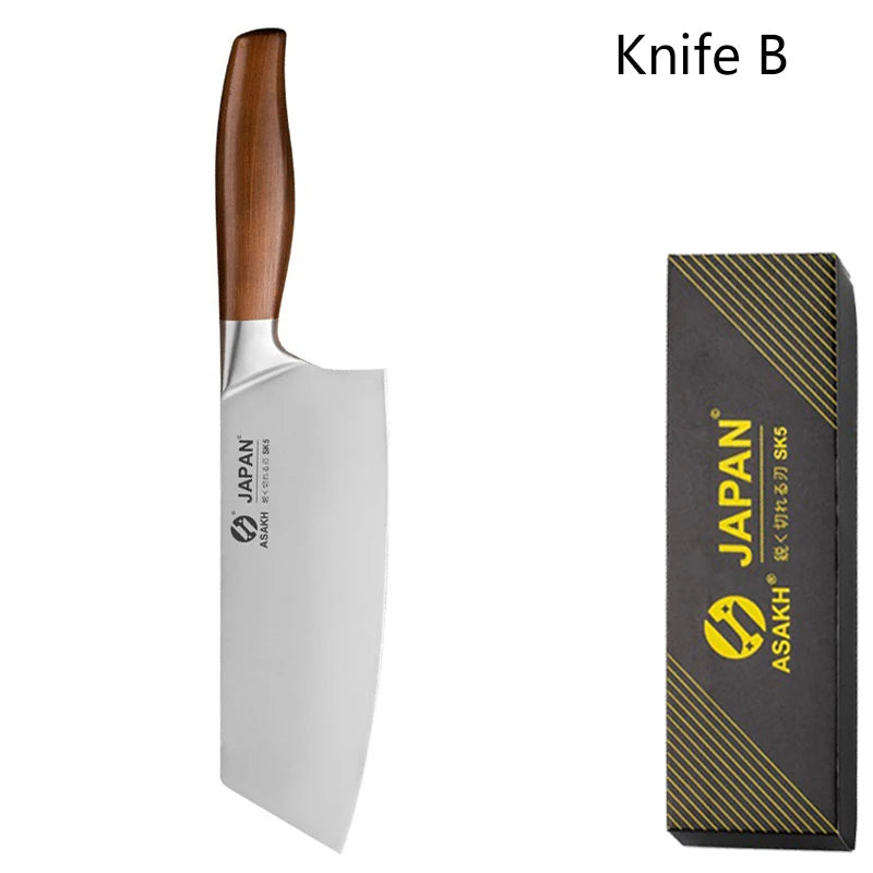 Japanese Kitchen Knives Set Stainless Steel Fish Fillet Meat Cleaver Chef Knife Sushi Knife Slicing Santoku Knife Cooking Tools - Action Outdoors Kiwi