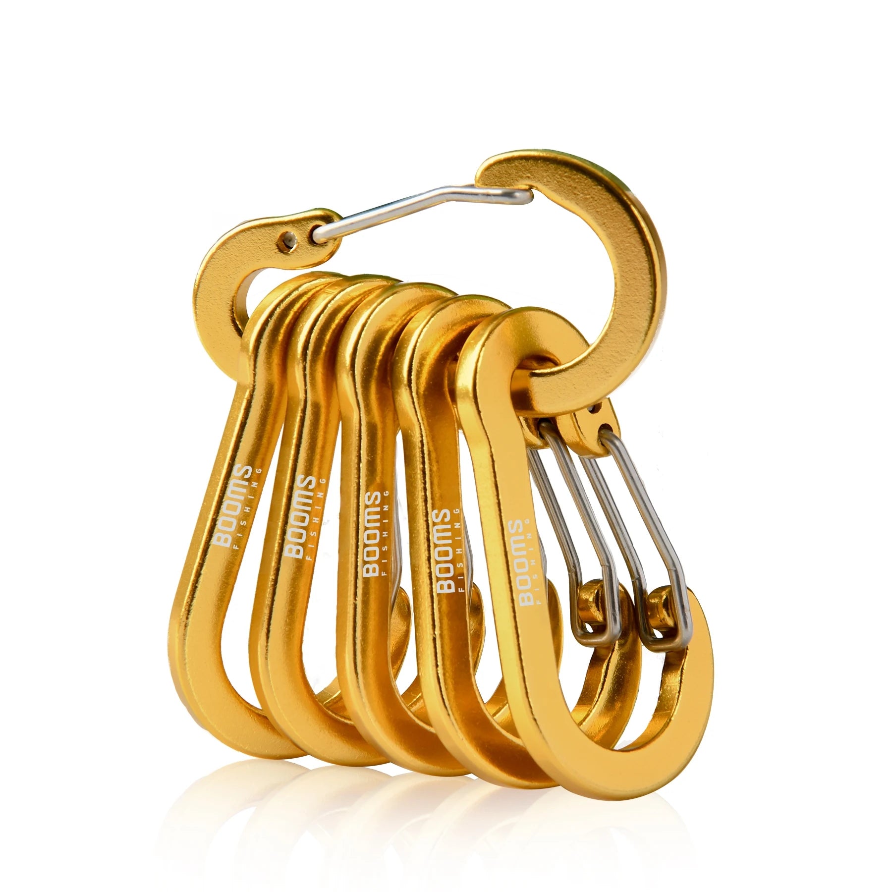 Booms Fishing CC1 Steel Small Carabiner Clips Outdoor Camping Multi Tool Fishing Acessories 6pcs - Action Outdoors Kiwi
